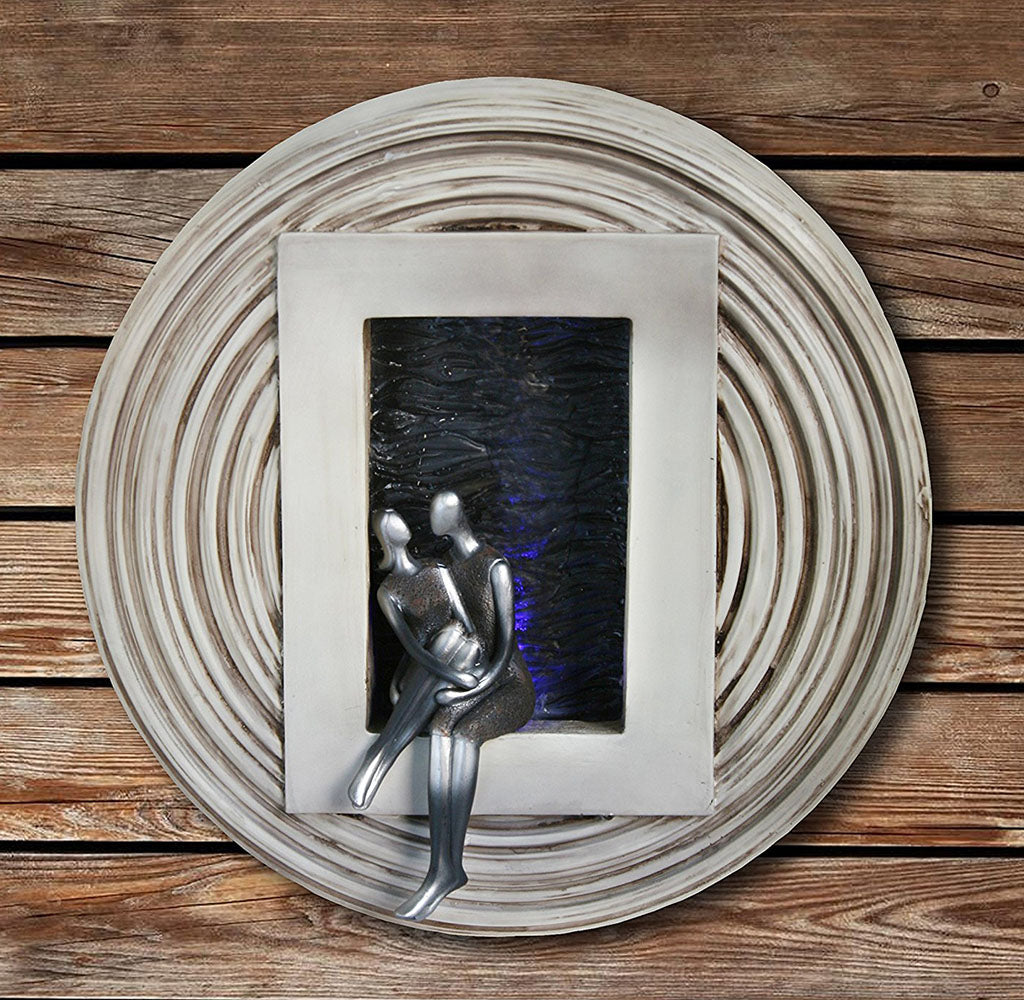 Romantik LED Zimmerbrunnen mit Wandmontage ca.37cm