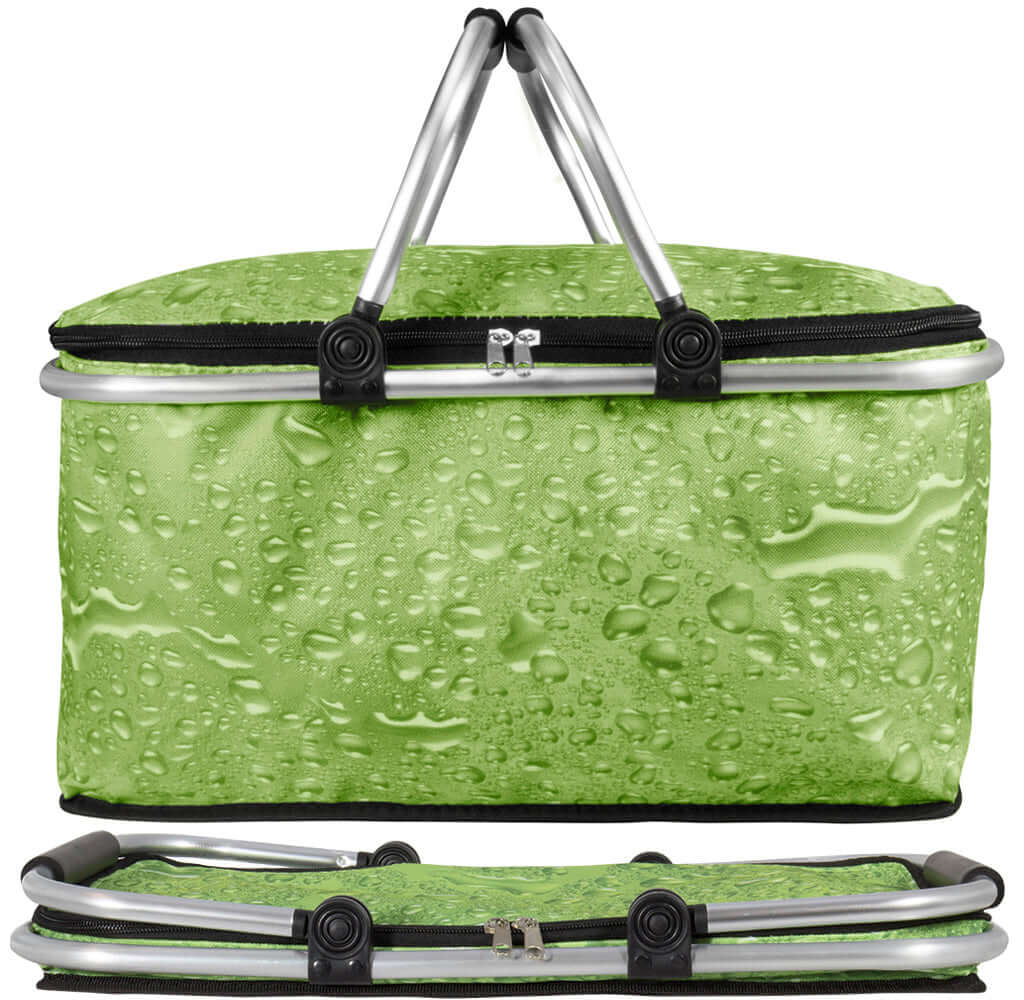 Kühlkorb Wassertropfendesign einklappbar in 2er-Pack
