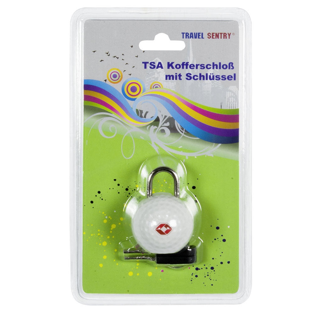 TSA-Kofferschloss Golfball Doppelpack