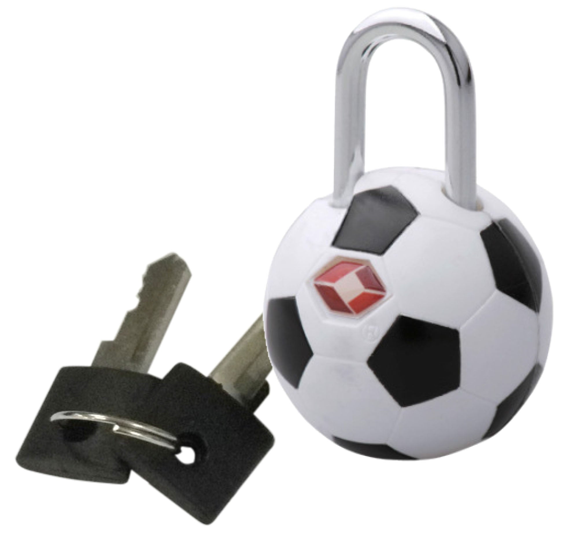 2er Set TSA-Kofferschloss Fußball