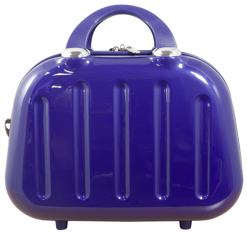 Beautycase Hartschale - Schminkkoffer 14 Liter blau