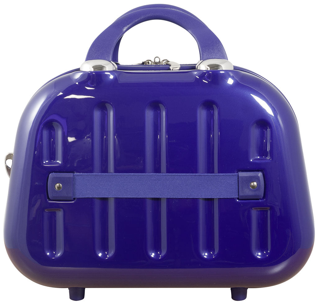 Beautycase Hartschale - Schminkkoffer 14 Liter blau