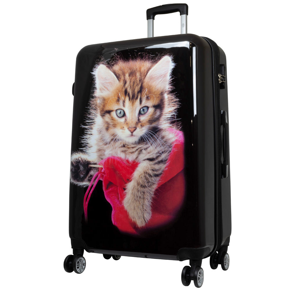 Motivkoffer und Kofferset 3tlg Katze