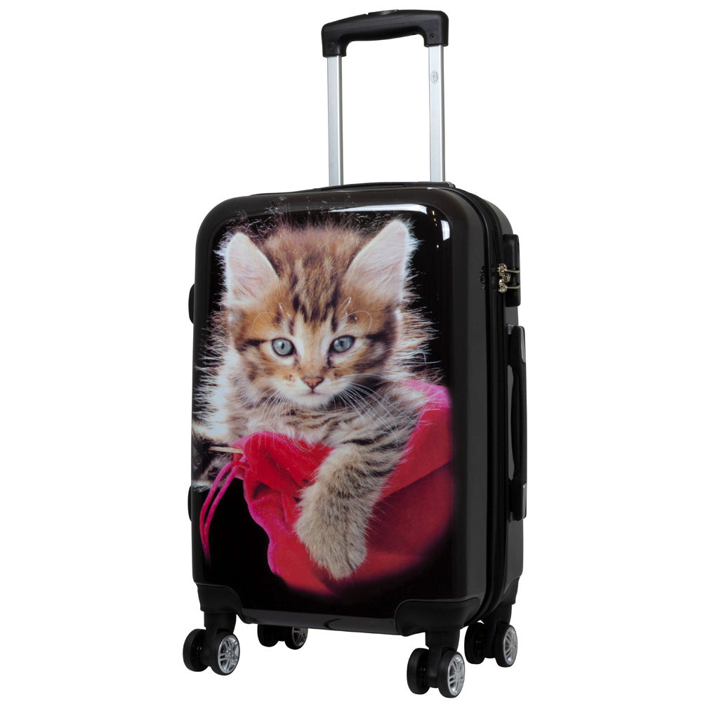 Motivkoffer und Kofferset 3tlg Katze