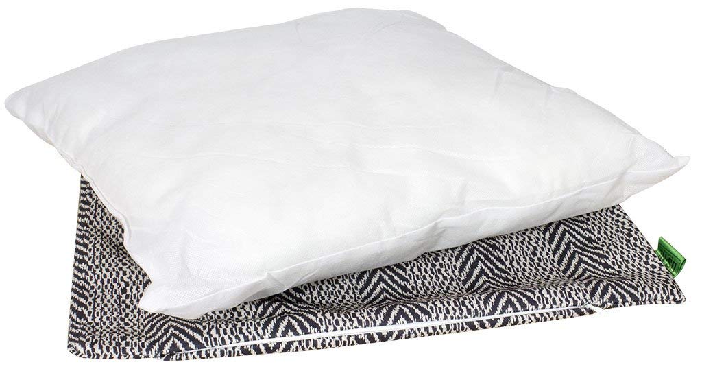 Doppelpack Zierkissen wetterfest, ca.43cm schwarz