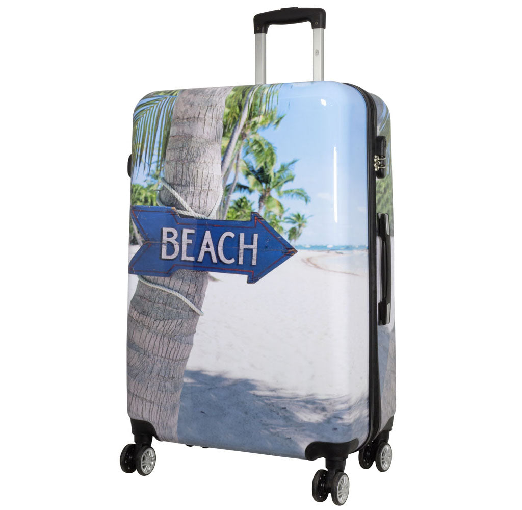 Polycarbonat großer Reisekoffer Beach - Größe L