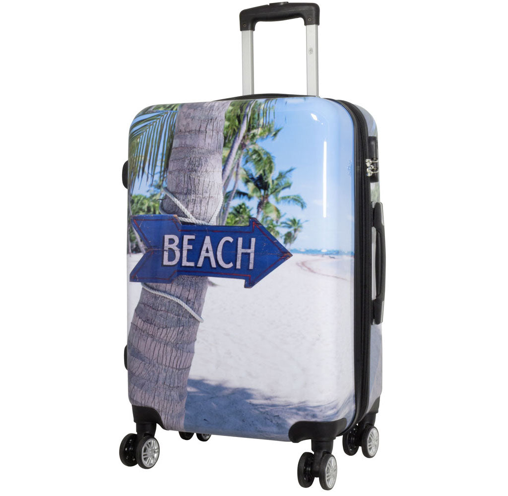 Motivkoffer und Kofferset 3tlg Beach