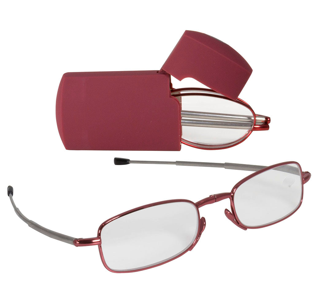 2er-Set faltbare Lesebrille mit Etui