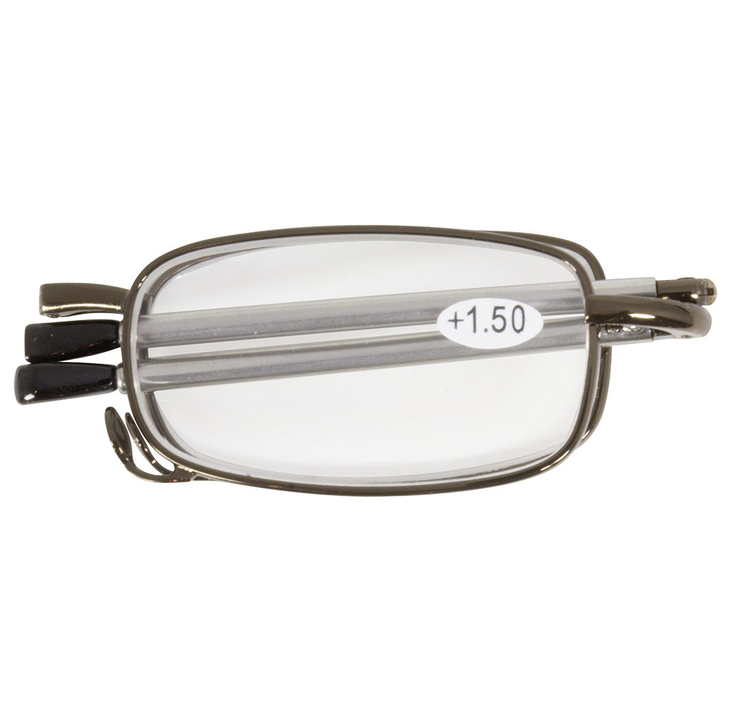 2er-Set faltbare Lesebrille mit Etui