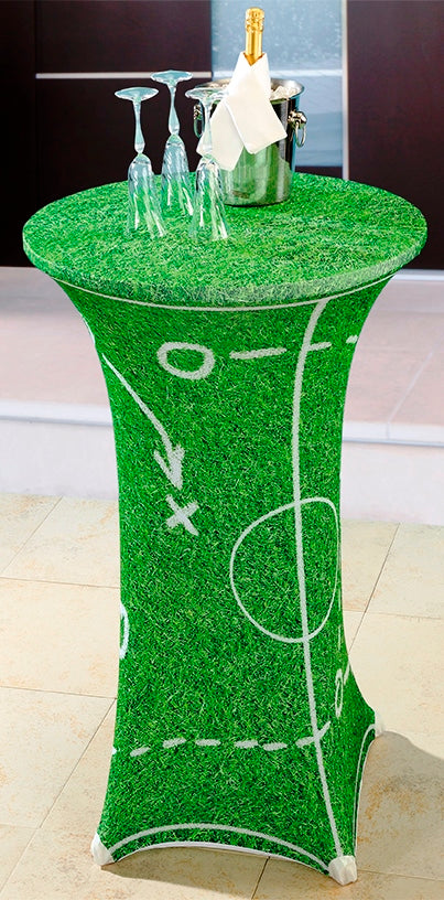 Stehtischhusse Fußball für Bistrotisch Ø 60-70cm