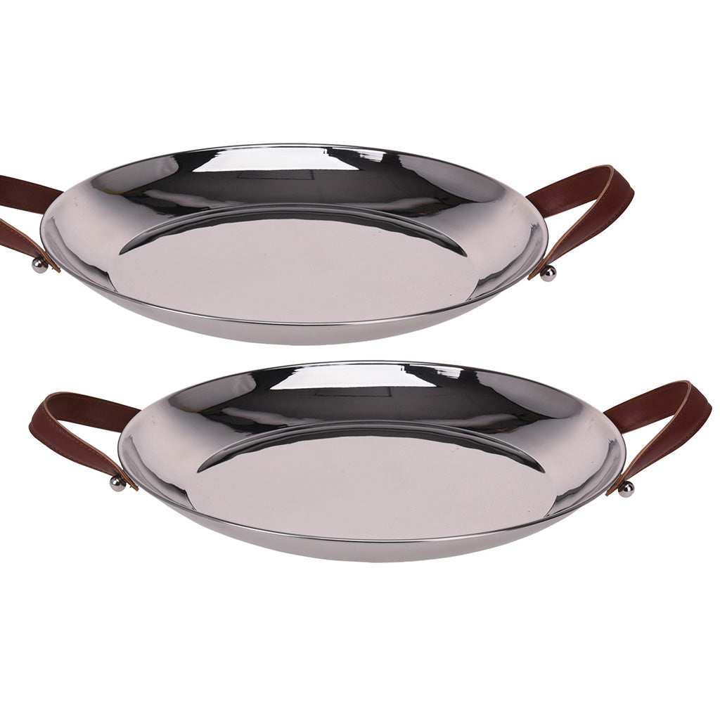 Edelstahl Servierschale 41cm rund