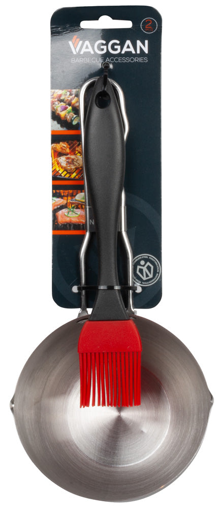 Marinierset 2tlg Pinsel mit Soßentopf