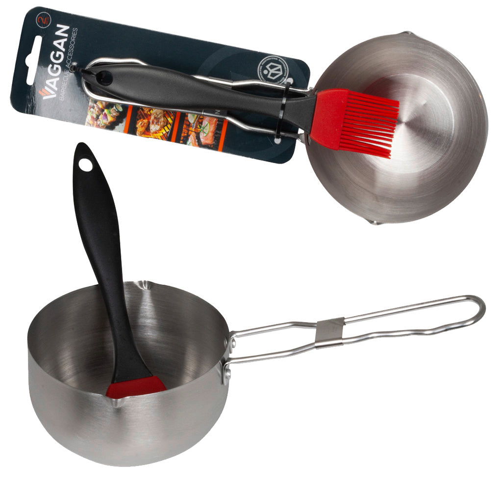 Marinierset 2tlg Pinsel mit Soßentopf