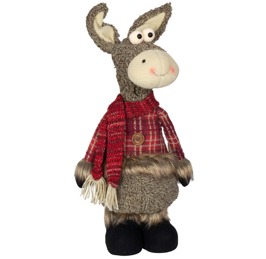 Esel 50cm stehend, Pärchen, 2 Stück