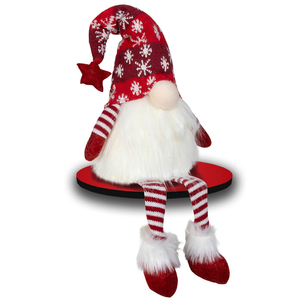 Wichtel 30cm Kantenhocker mit LED, Pärchen, 2 Stück