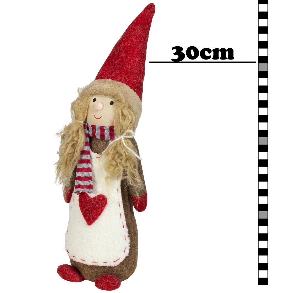 Wichtel 30cm sitzend, Pärchen, 2 Stück