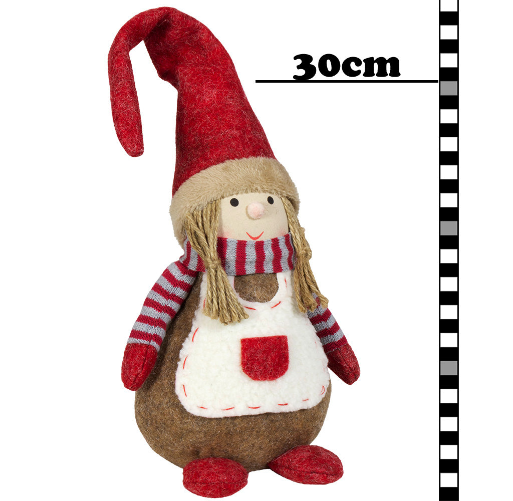 Wichtel 30cm sitzend, Pärchen, 2 Stück