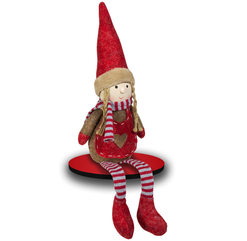 Wichtel 25cm Kantenhocker, Pärchen, 2 Stück