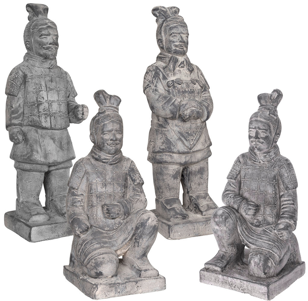 Gartendeko Figur Terrakotta Krieger