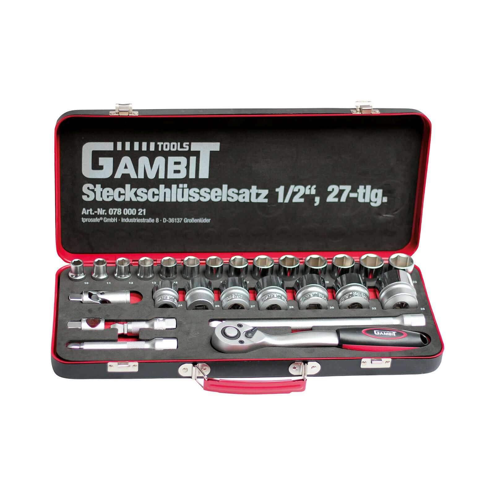 Steckschlüsselsatz 1/2" 27tlg GAMBIT TOOLS
