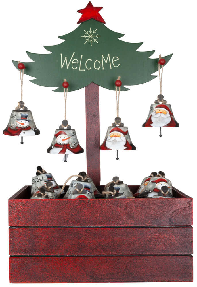 Baumschmuck 49-teilig - Glöckchen mit Motiv 6,5cm