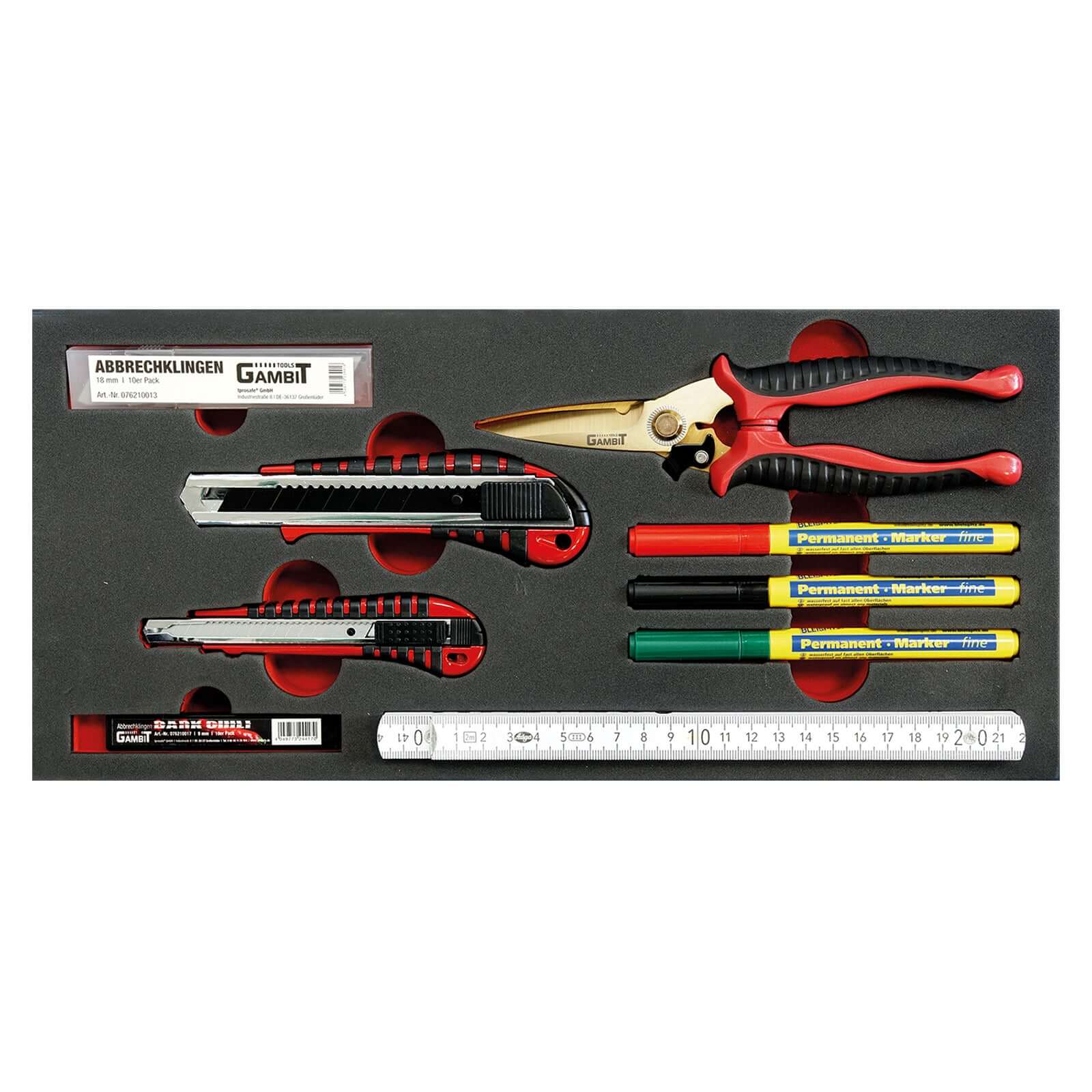 Werkstattwagen Modul: Markieren, Messen, Schneiden