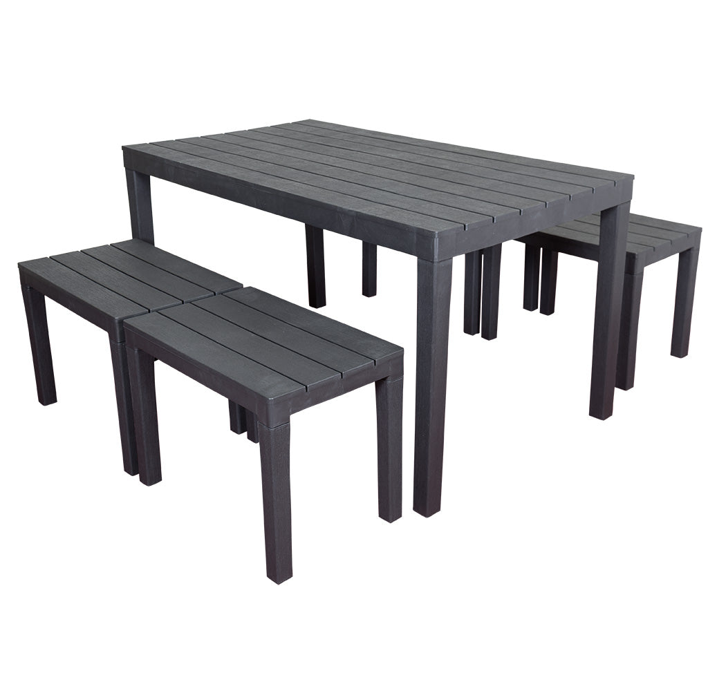 Gartenmöbel-Set 5-teilig Sitzgruppe – Wetterfest & Robust – Trendyshop365