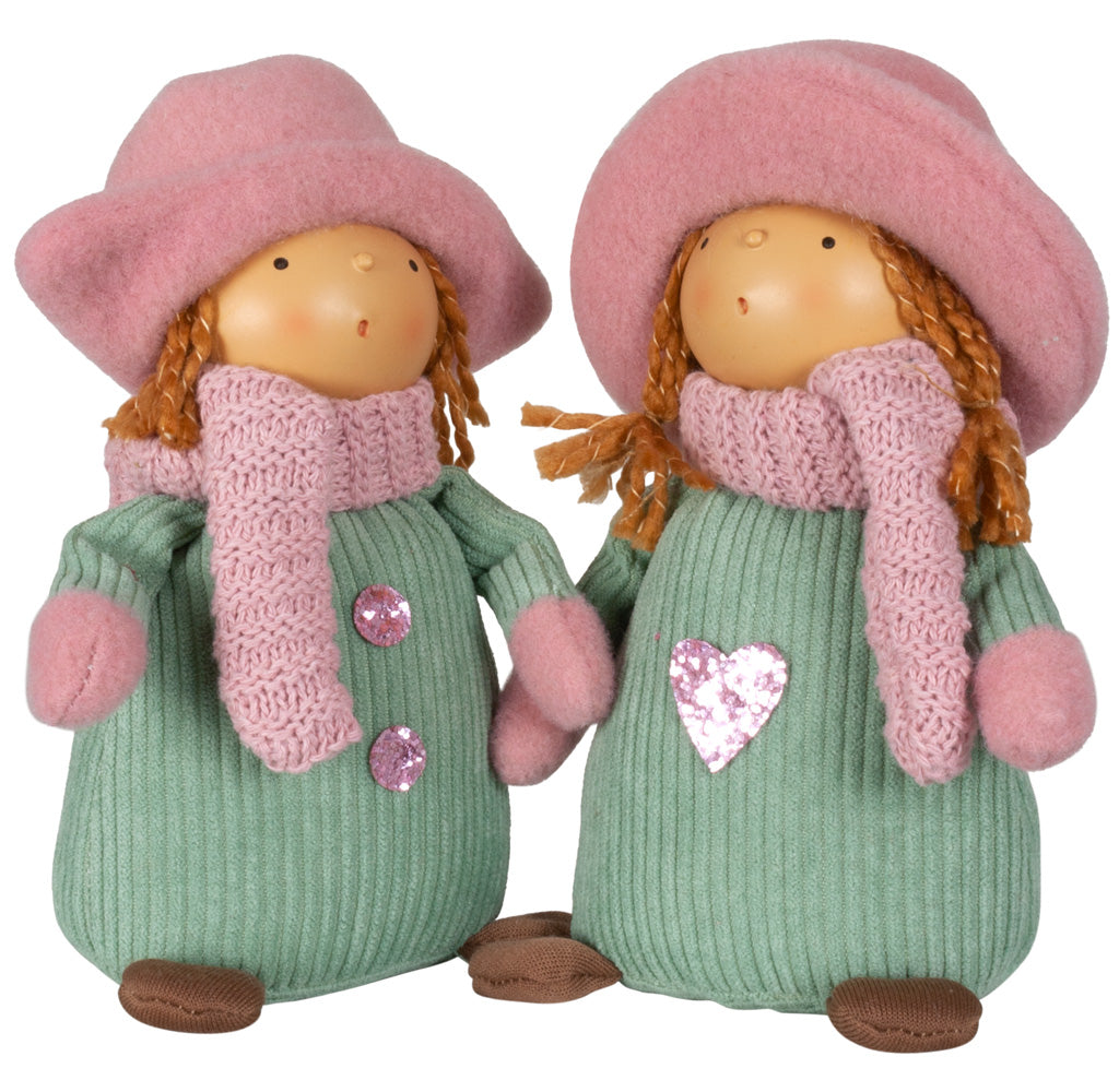 Dekofigur Pärchen 18cm Pärchen, 2 Stück