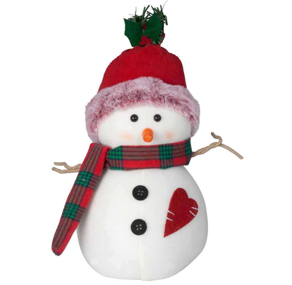 Schneemann 24cm stehend, Pärchen, 2 Stück