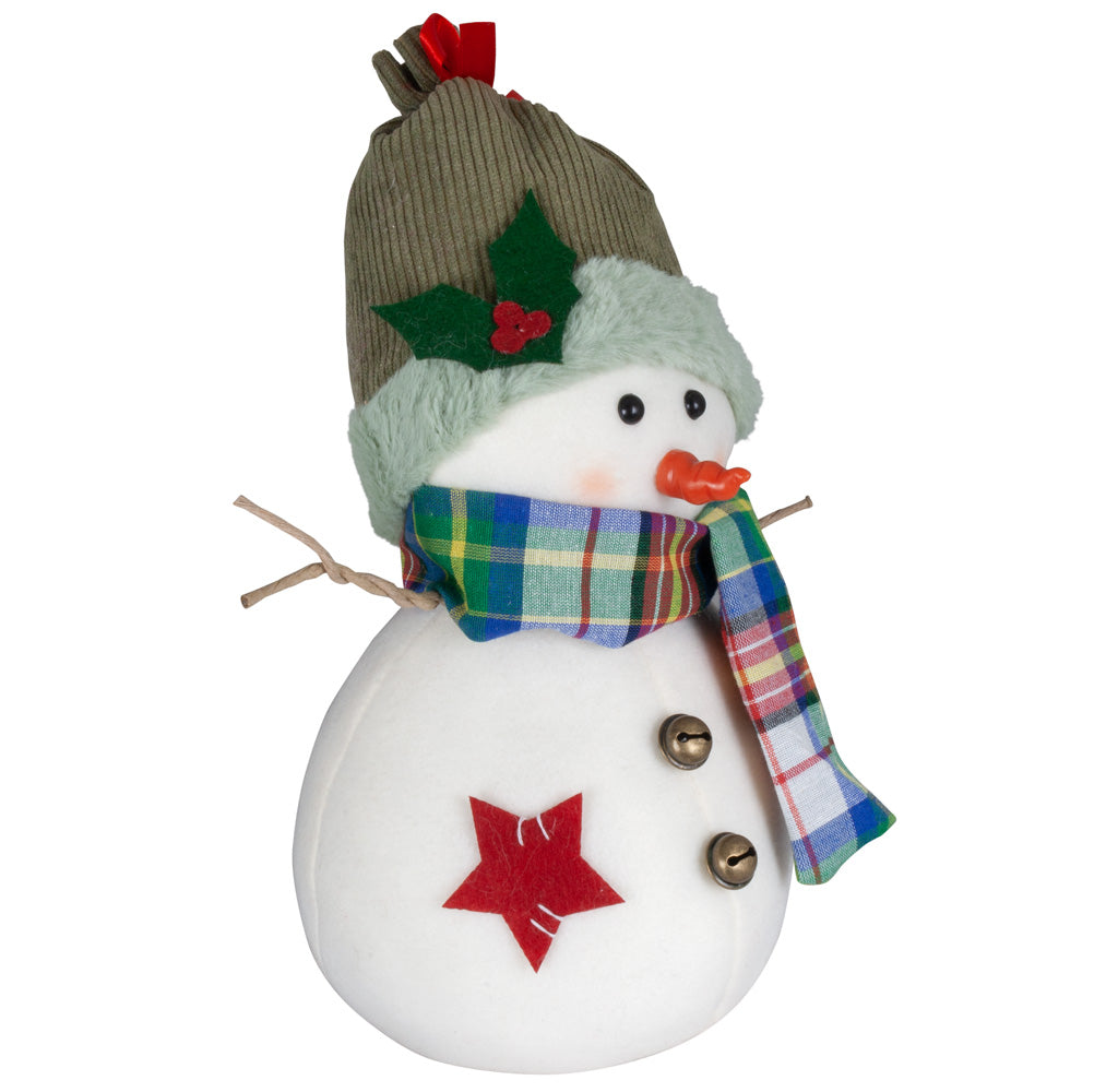 Schneemann 32cm stehend, Pärchen, 2 Stück