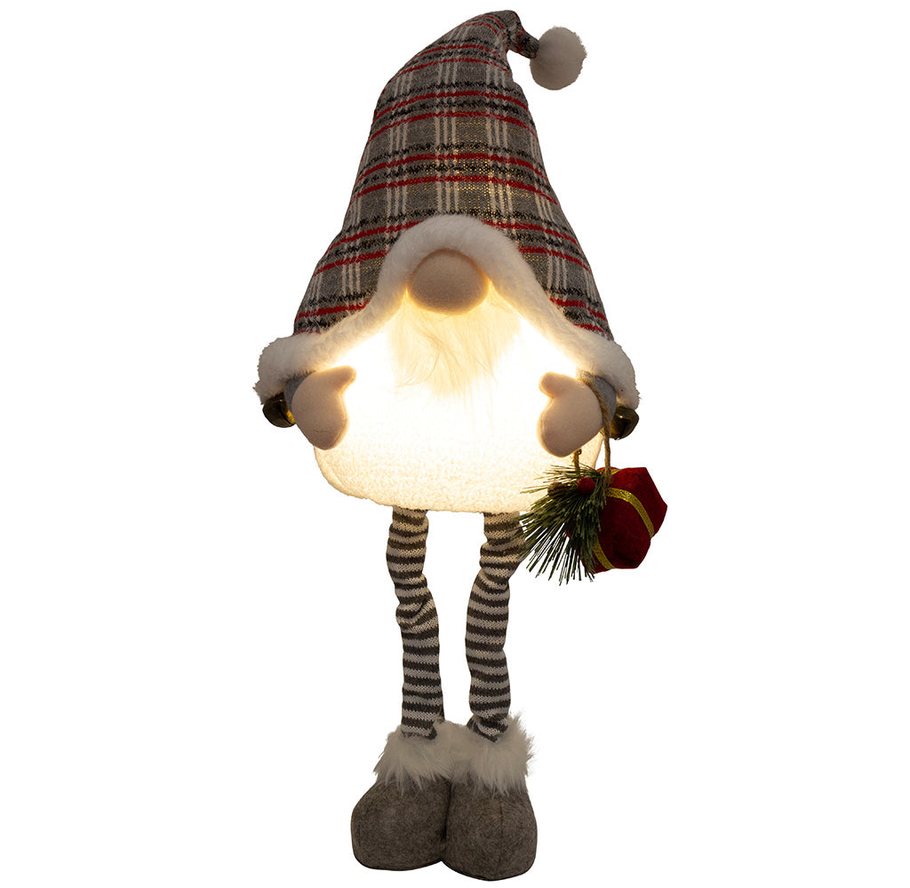 Wichtel mit LED 50cm (69cm) stehend, 2 Stück