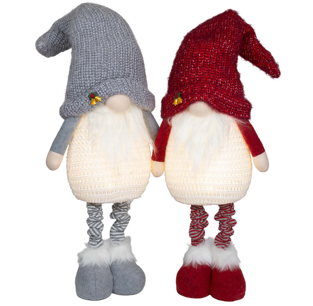 Wichtel mit LED ausziehbar 60-85cm (75-100cm) 2 Stück