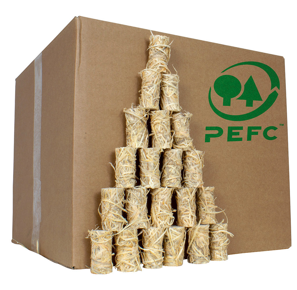 10kg Öko-Holzwolle Vorrat Kaminanzünder Grillanzünder Sparpack