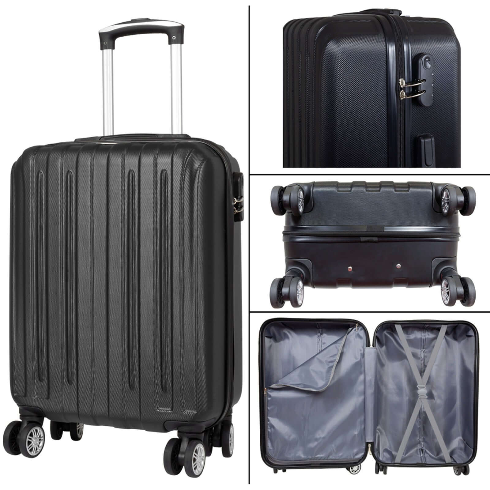 ABS Kofferset 3tlg Dallas