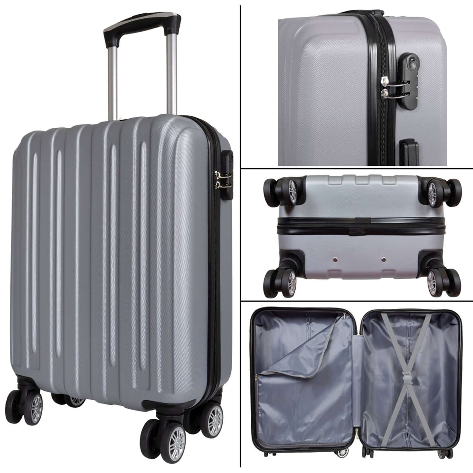 ABS Handgepäck Koffer Dallas - Größe S