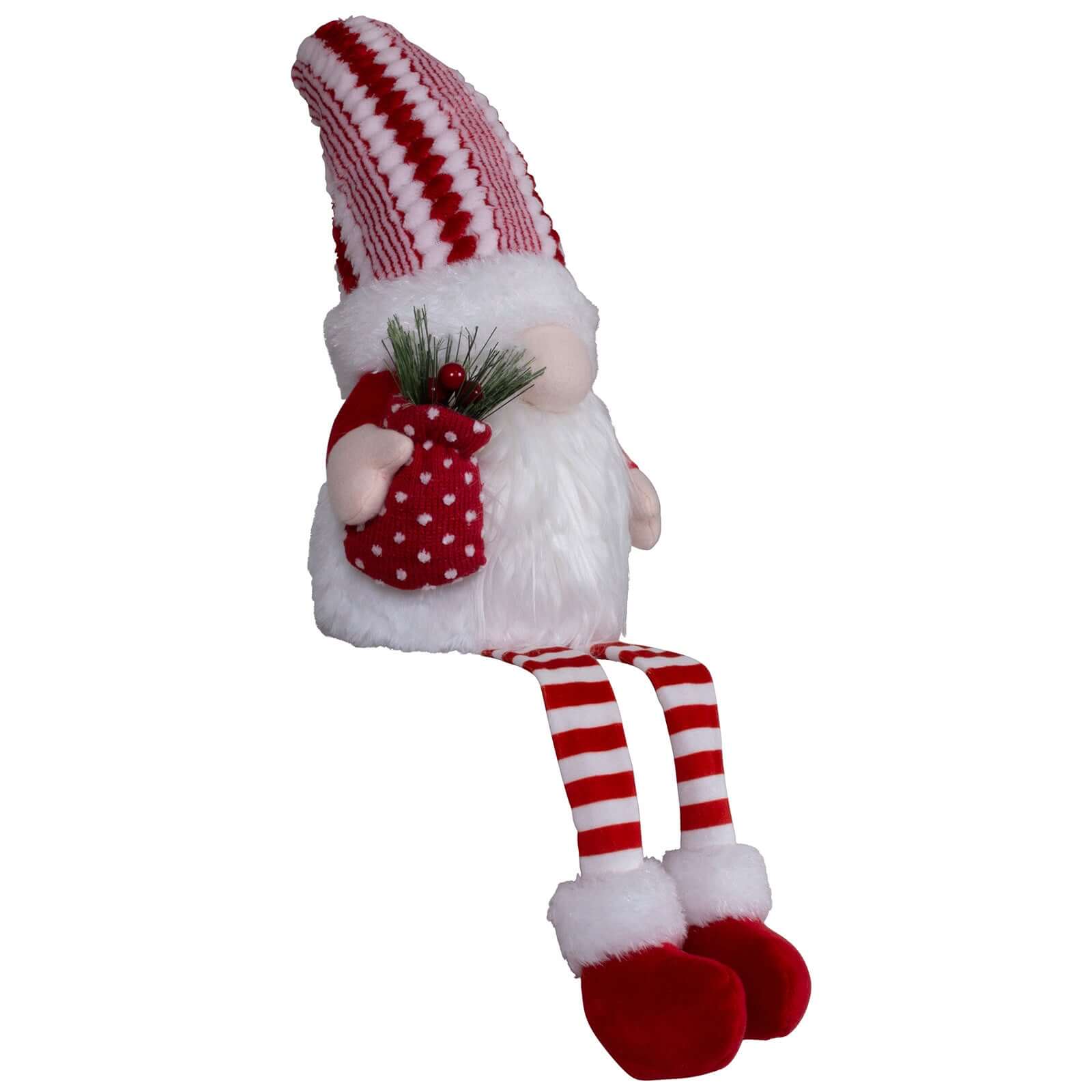 Wichtel mit LED 30cm (70cm) Kantenhocker, 2 Stück