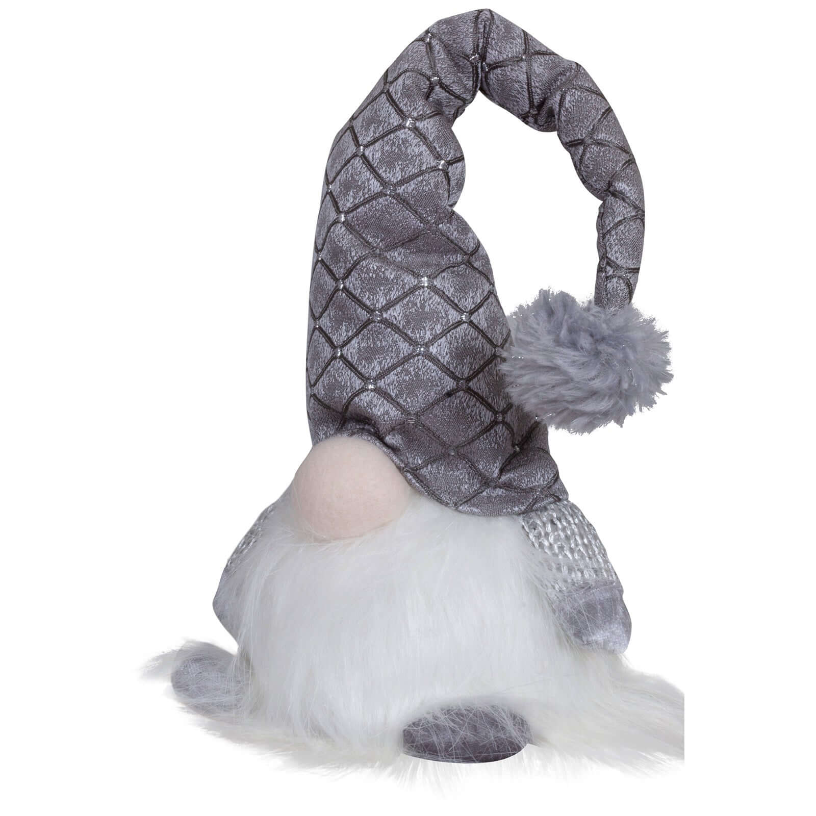 Wichtel mit LED 20cm (40cm) sitzend, 2 Stück