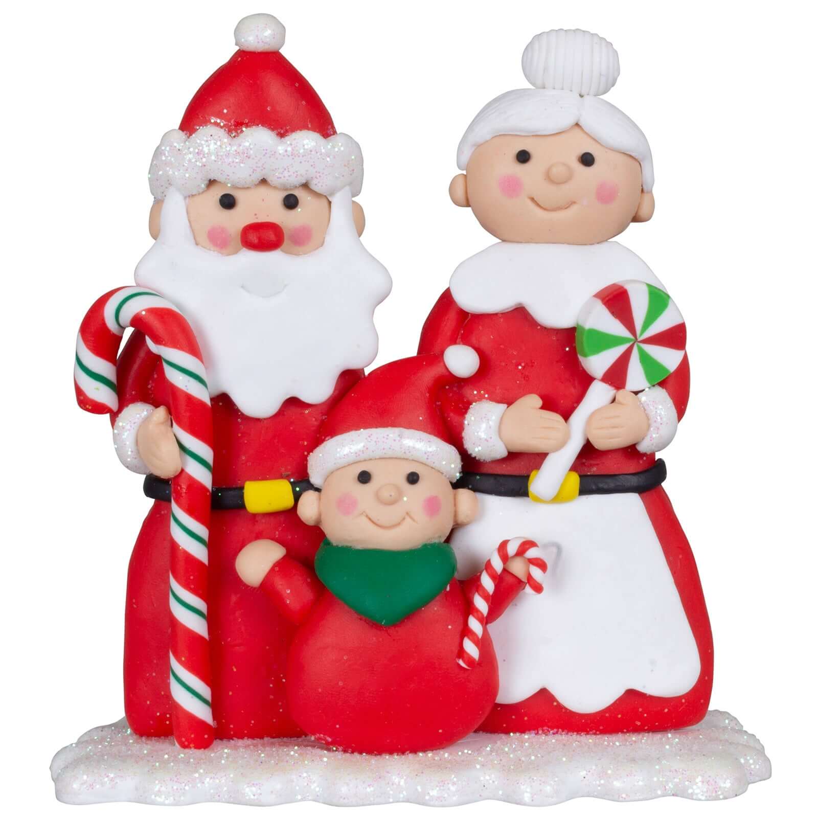 Weihnachtsmann Familie 14cm