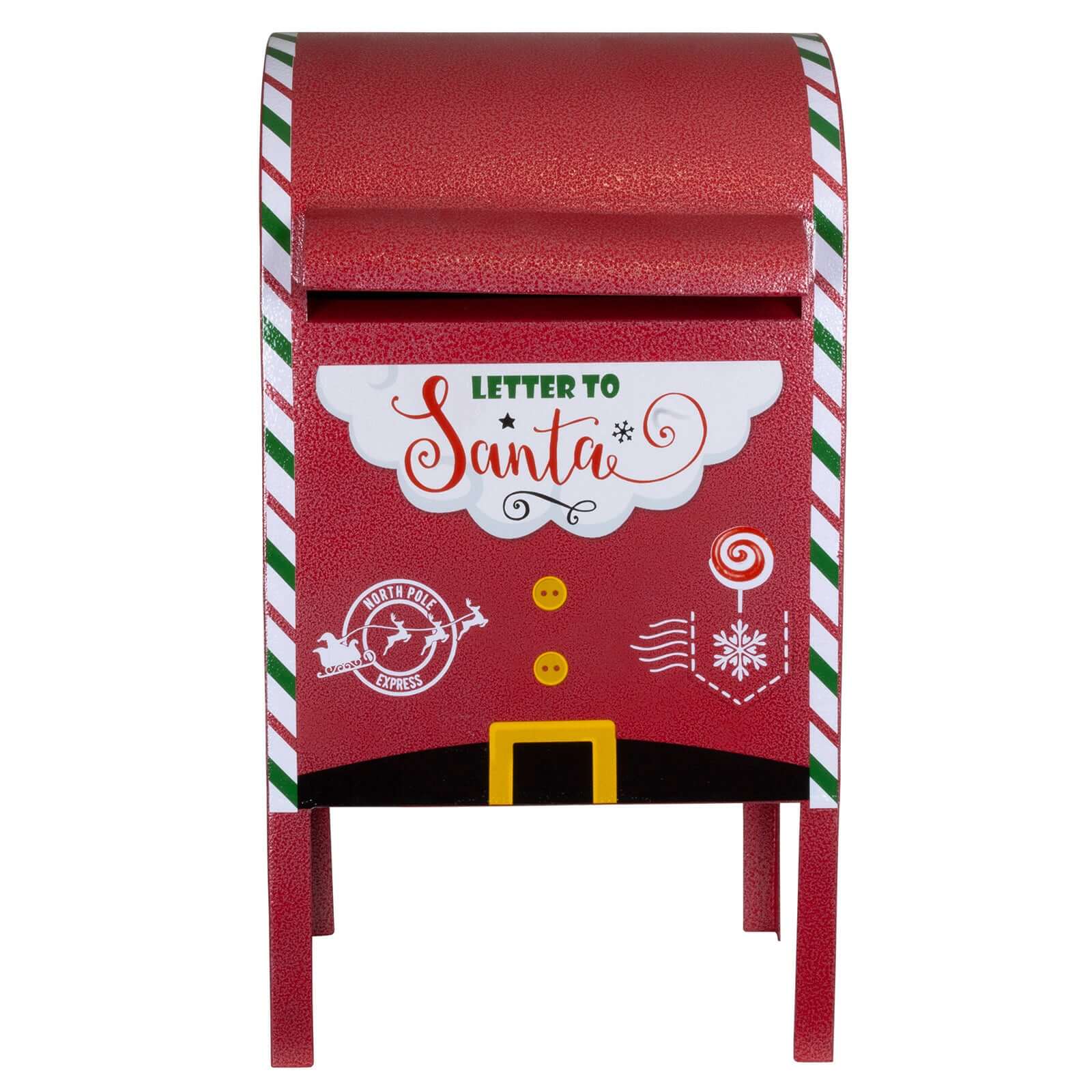 Weihnachtlicher Deko Briefkasten 52cm aus Metall