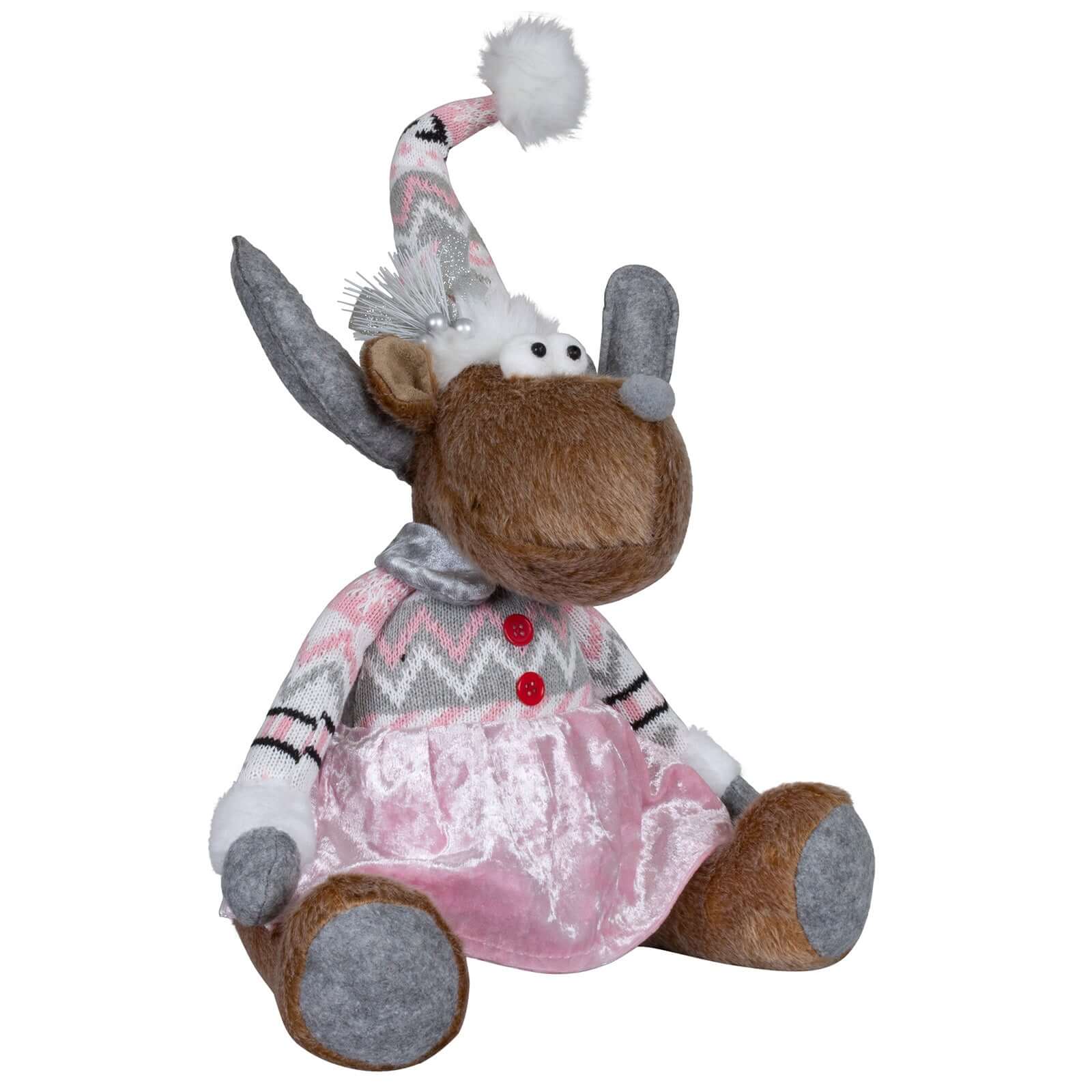 Elch 37cm (47cm) sitzend, 2 Stück