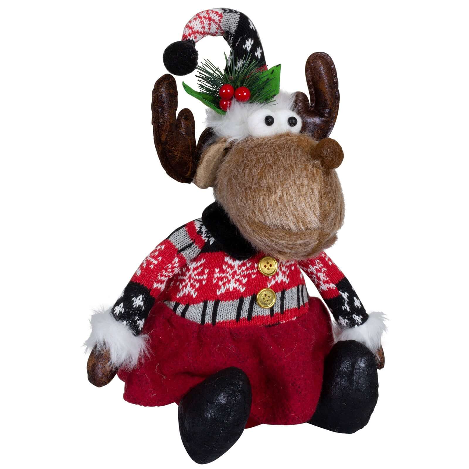 Elch 29cm (37cm) sitzend, 2 Stück