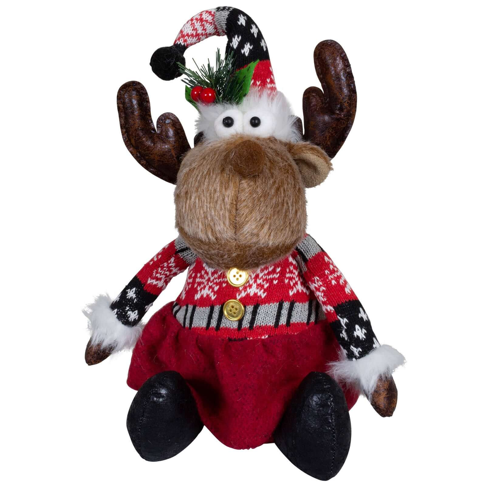 Elch 29cm (37cm) sitzend, 2 Stück