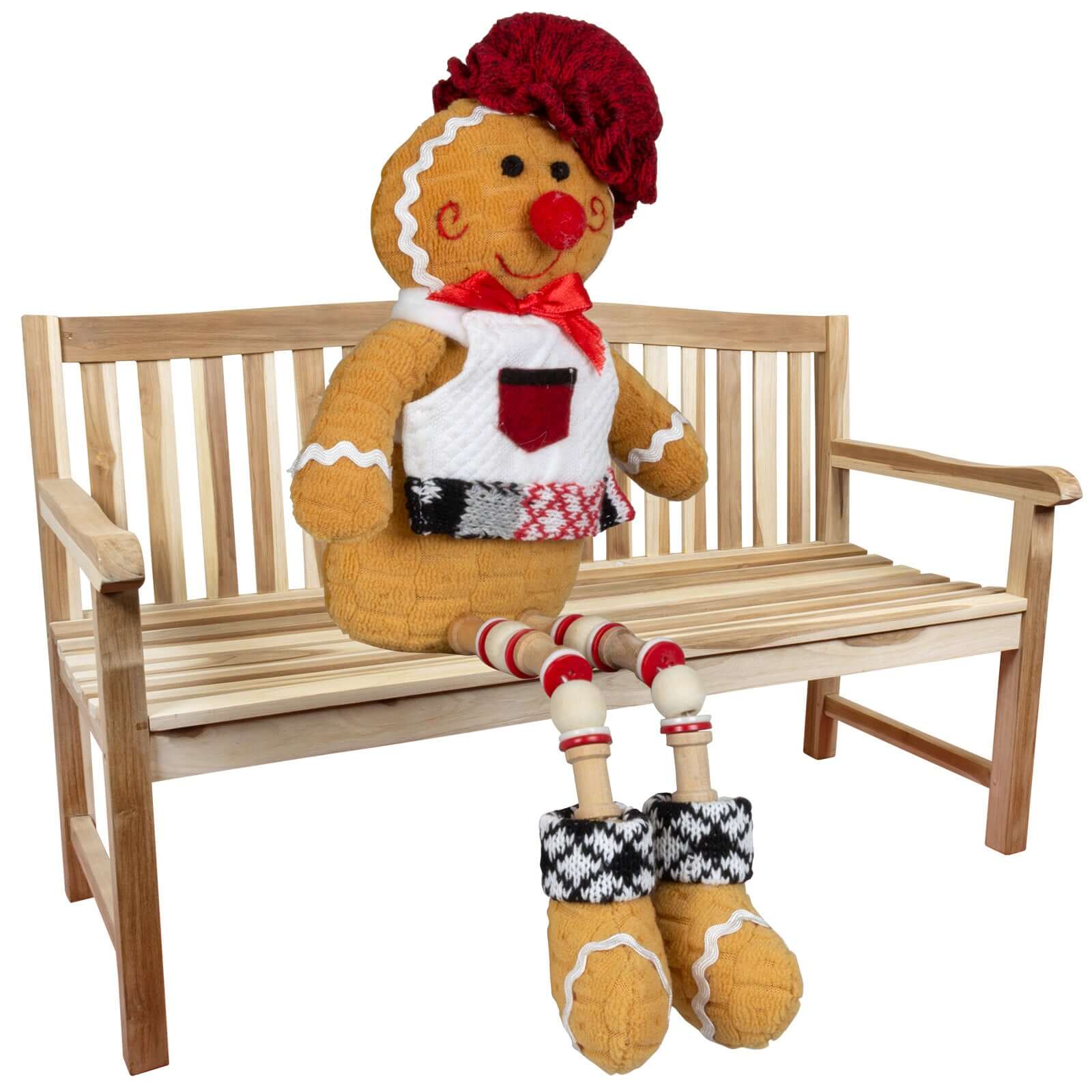 Lebkuchenmann 18cm (36cm) Kantenhocker, Pärchen, 2 Stück