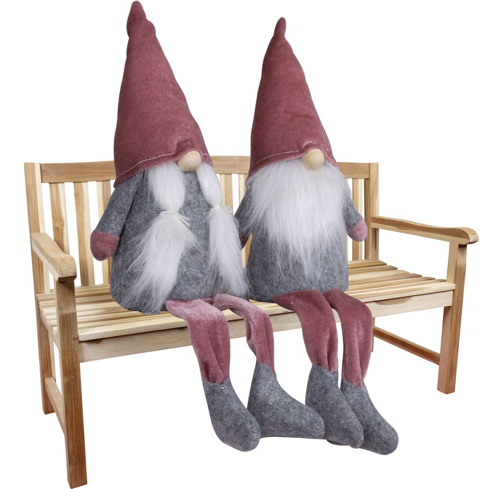 Wichtel 18cm (43cm) Kantenhocker, 2 Stück