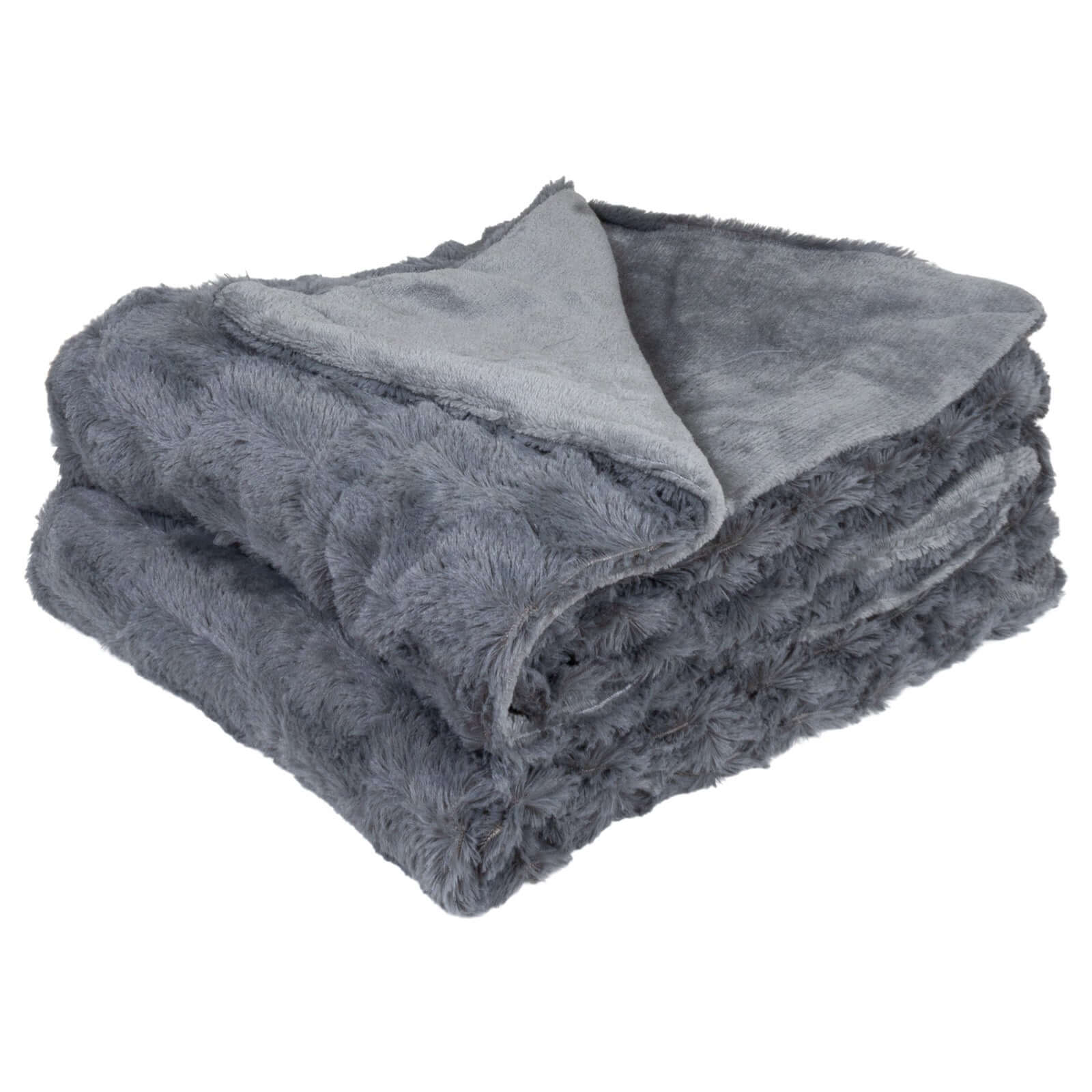 Kuscheldecke Kaninchen-Felloptik 200x150cm extra weich