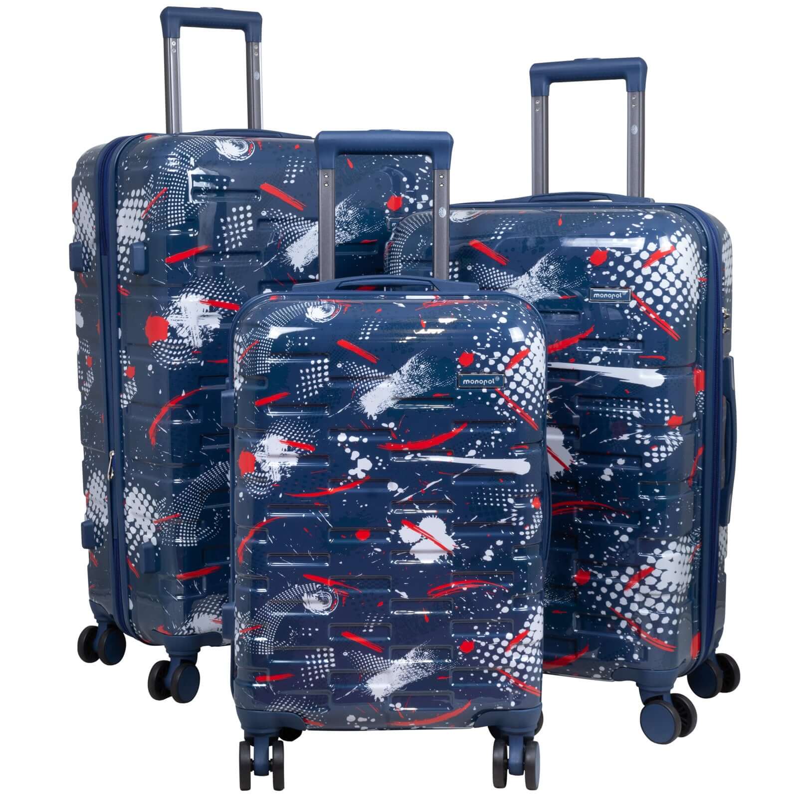 Polycarbonat Kofferset 3tlg Pescara