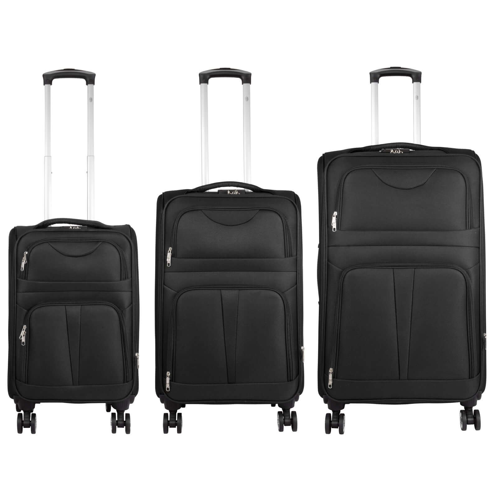 Nylon Kofferset 3tlg Cadiz