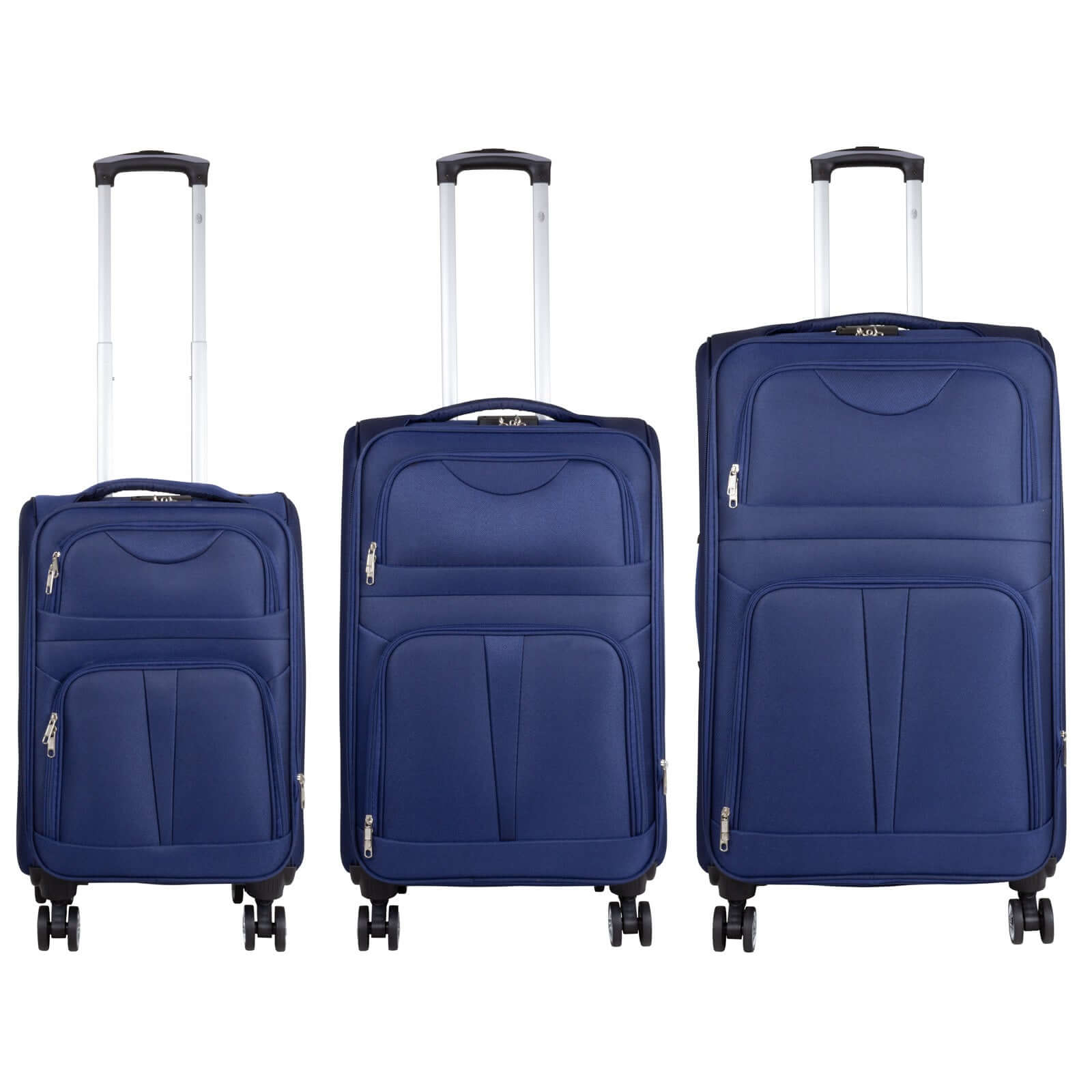 Nylon Kofferset 3tlg Cadiz