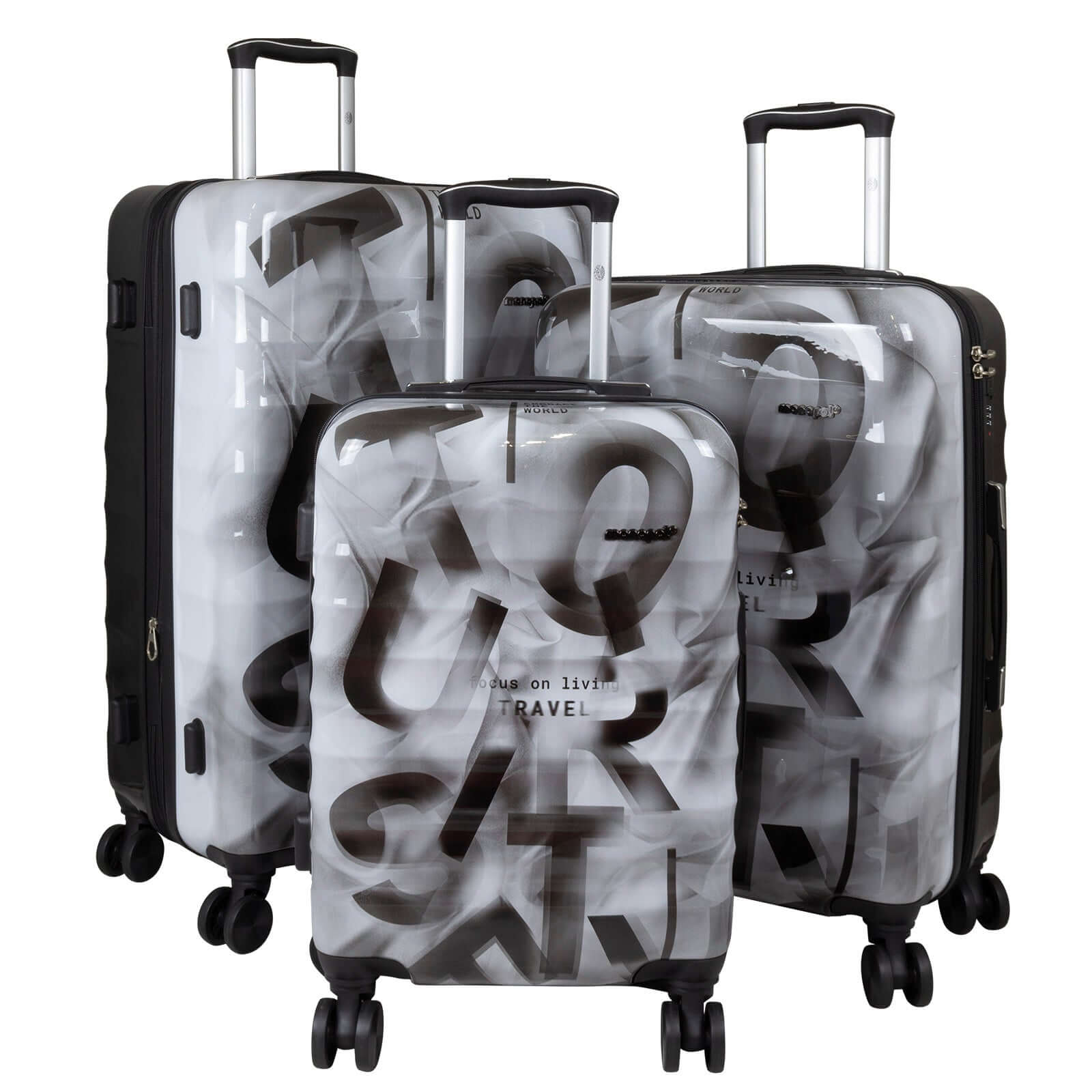 Polycarbonat Kofferset 3tlg Verona