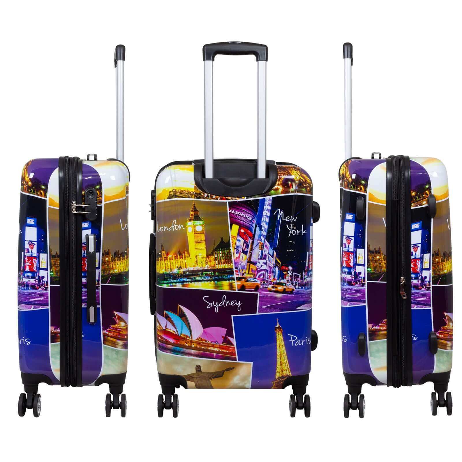 Motivkoffer und Kofferset 3tlg Janeiro